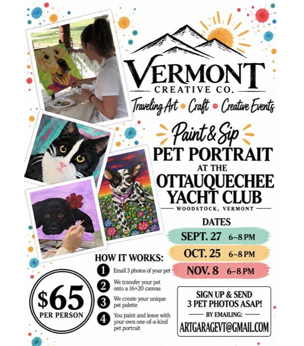 Paint & Sip Pet Portraits at OYC at Woodstock